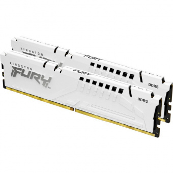 Память DDR5 2x16GB 6000MHz Kingston KF560C30BWK2-32 2x16GB FURY Beast White XMP CL30 DIMM
