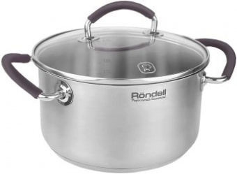 Кастрюля Rondell Akzent RDS-1387 2.1л. d=18см (с крышкой) стальной