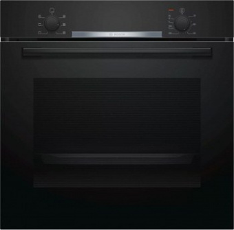 Духовой шкаф Электрический Bosch HBA530BB0S черный/серебристый