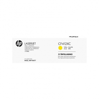 Картридж лазерный HP 410X CF412XC желтый (5000стр.) для HP LJ Pro M452/M477 (техн.упак)
