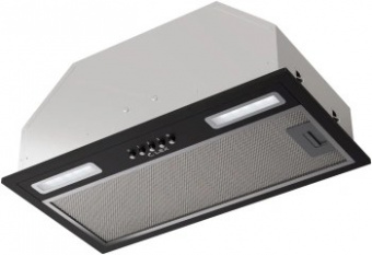 Вытяжка встраиваемая Lex Hyper 600 BL черный управление: кнопочное (1 мотор)