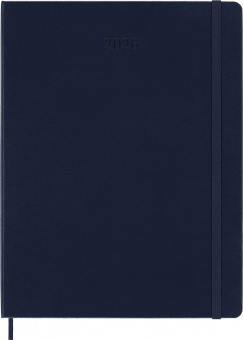 Еженедельник Moleskine CLASSIC WKNT XL 190х250мм 144стр. синий сапфир