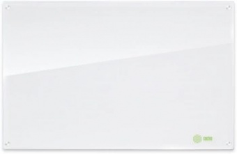 Доска стеклянная Cactus CS-GBD-90X120-UWT-TM Сквозное крепление стекло ультра белый 90x120см стекло 