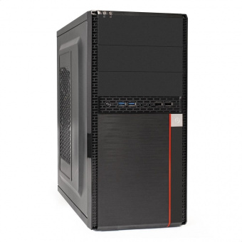 Корпус EXEGATE BA-204U EX284039RUS minitower без БП 2*USB+2*USB3.0 Audio black