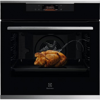 Духовой шкаф Электрический Electrolux KOEBP39WX черный/серебристый