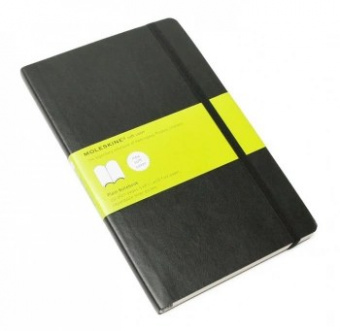Блокнот Moleskine CLASSIC SOFT QP618 Large 130х210мм 192стр. нелинованный мягкая обложка черный