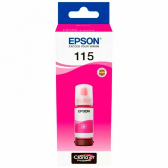 Картридж струйный Epson 115 C13T07D34A пурпурный (70 мл)  для Epson L8180, L8160