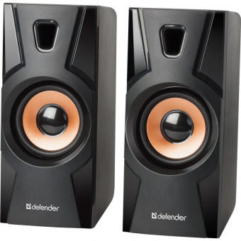 Колонки Defender Aurora S8 2.0 черный 8Вт портативные