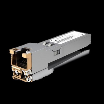 Трансивер UBIQUITI UACC-CM-RJ45-MG RJ45 SFP+модуль поддерживающий 10G 100 м.