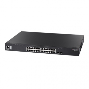 Коммутатор EDGE-CORE ECS4620-28T EDGE-CORE 24 x GE + 2 x 10G SFP+ ports + 1 x expansion slot for dua