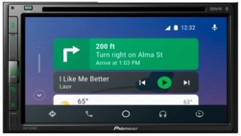 Автомагнитола Pioneer AVH-Z5250BT 2DIN 4x50Вт DSP 6.8" 3 ПДУ
