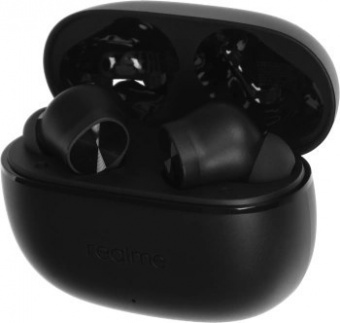Гарнитура внутриканальные Realme Buds T200x черный беспроводные bluetooth в ушной раковине (69417644