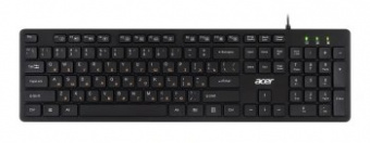 Клавиатура Acer OKW122 черный USB Multimedia (ZL.KBDEE.00C)