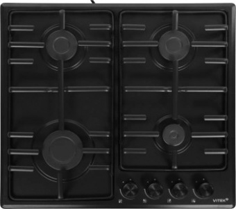 Газовая варочная поверхность Vitek VGH 6410 MBK белый