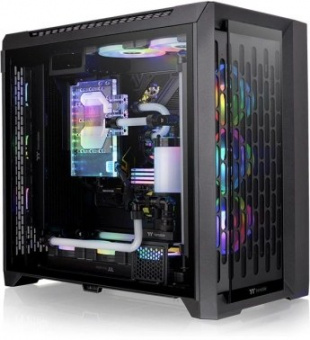 Корпус Thermaltake CTE C750 TG ARGB черный без БП ATX 14x120mm 14x140mm 4x200mm 4xUSB3.0 audio bott 