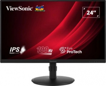 Монитор ViewSonic 23.8" VA2408-HDJ черный IPS LED 16:9 HDMI матовая HAS Piv 250cd 178гр/178гр 1920x1