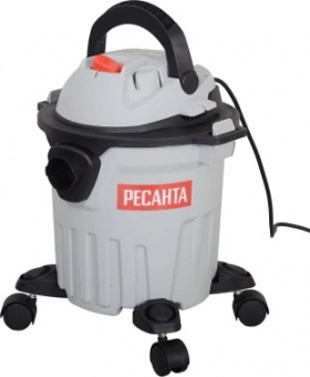 Строительный пылесос Ресанта ПС-1400-15 1400Вт (уборка: сухая) серый