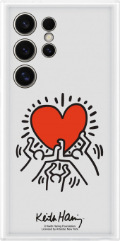 Чехол (клип-кейс) Samsung для Samsung Galaxy S24 Ultra Flipsuit Case S24 Ultra белый/прозрачный (EF-