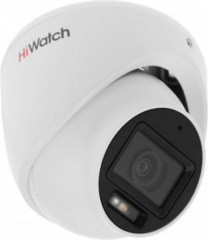 Камера видеонаблюдения аналоговая HiWatch DS-T203A(B) (2.8mm) 2.8-2.8мм HD-CVI HD-TVI цв. корп.:белы