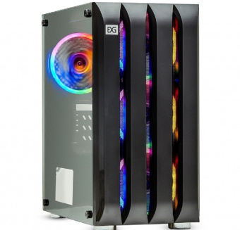 Корпус EXEGATE Mistery R3 EX294477RUS черный БП 450Wбоковаяпанель-закаленноестекло 2*USB+1*USB3.0ауд