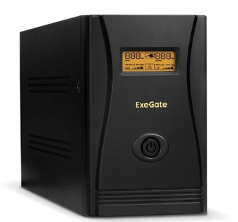 Источник бесперебойного питания (ИБП) EP285532RUS ExeGateSpecialPro Smart LLB-2200.LCD.AVR.EURO.RJ <