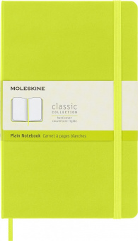 Блокнот Moleskine CLASSIC QP062C2 Large 130х210мм 240стр. нелинованный твердая обложка лайм