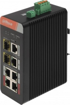 Коммутатор Dahua DH-IS4207-4GT-120 (L2) 2SFP 4PoE 120W управляемый