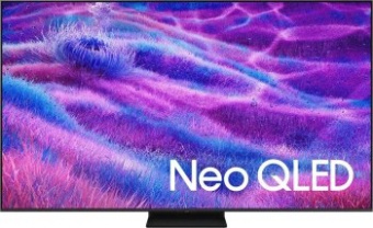Телевизор QLED Samsung 75" QE75QN80FAUXRU Series 9 нержавеющая сталь 8K Ultra HD 120Hz DVB-T2 DVB-C 