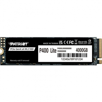 Накопитель SSD Patriot PCIe 4.0 x4 4TB P400LP4KGM28H P400 Lite M.2 2280
