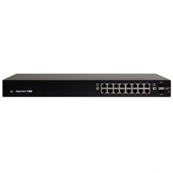 Коммутатор UBIQUITI EdgeSwitch 16-150W ES-16-150W UBIQUITI PoE-коммутатор в стойку 16х 1G RJ45 2х SF