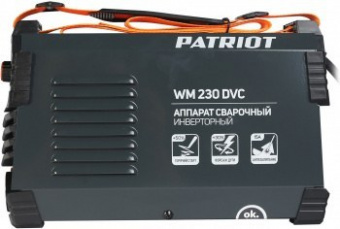 Сварочный аппарат Patriot WM230DVC инвертор ММА 10.7кВт (кейс в компл.)