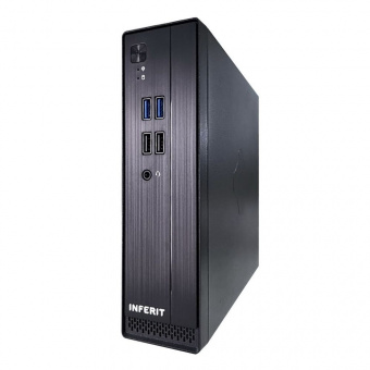 Корпус FOXLINE FL-105-AD120-DC-INF 2*USB2.0+2*USB3.01*comboaudio40mmFANVESAw/DC-ATXconverterw/120Wpw
