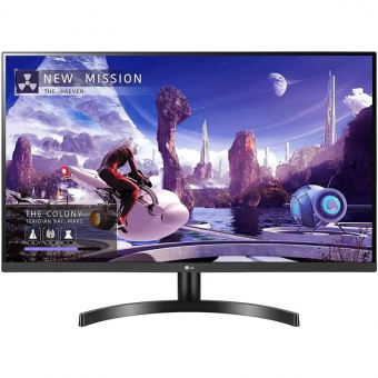 Монитор LG 27" 27QN600-B Black IPS, 2560x1440, HDMI+DP, 5 ms, 178°/178°, 350 cd/m, 1000:1