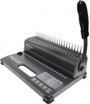 Переплетчик Office Kit B2112N A4/перф.12л.сшив/макс.450л./пластик.пруж. (4.5-51мм)