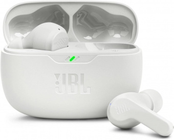Гарнитура внутриканальные JBL Tune Beam Ghost белый беспроводные bluetooth в ушной раковине (JBLWBEA