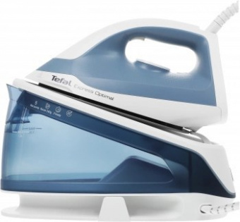 Парогенератор Tefal Express Optimal SV4110E0 2200Вт синий/белый