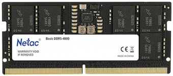 Оперативная память NETAC Basic SODIMM 8GB DDR5-4800 NB5-38400 C40 40-40-40-77 1.1V Memory module