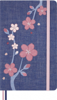 Блокнот Moleskine LIMITED EDITION SAKURA LESU08QP060BOX Large 130х210мм обложка текстиль 176стр. лин