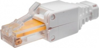 Коннектор Suprlan (10-0218-1) UTP кат.5E RJ45 с защитным колпачком серый